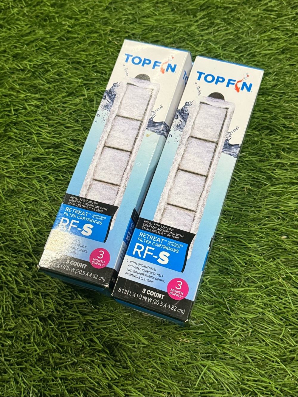 Top Fin RF-S Filters for Aquarium - 2 packs of 3